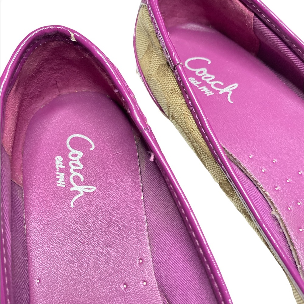 Coach Cecile Canvas Signature Flats - Picture 9 of 9